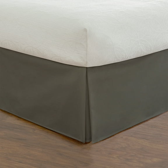 Today's Home Gray Tailored Polyester Bed Skirt, Twin