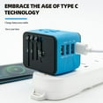 thumbnail image 4 of BallsFHK Universal Travel Adapter One International Power Adapter Charger For Australia, US, UK, EU, 4 of 4