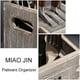 thumbnail image 3 of Organizador de cubiertos de madera rústica, soporte para utensilios de cocina de 3 secciones, caja de almacenamiento para encimera de cocina de estilo rústico, 3 of 6