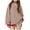 Red, variant on Diufon Girls Striped Long Sleeve Sweatshirts Little Kids Oversized Color Block Crewneck Warm Pullover Tops