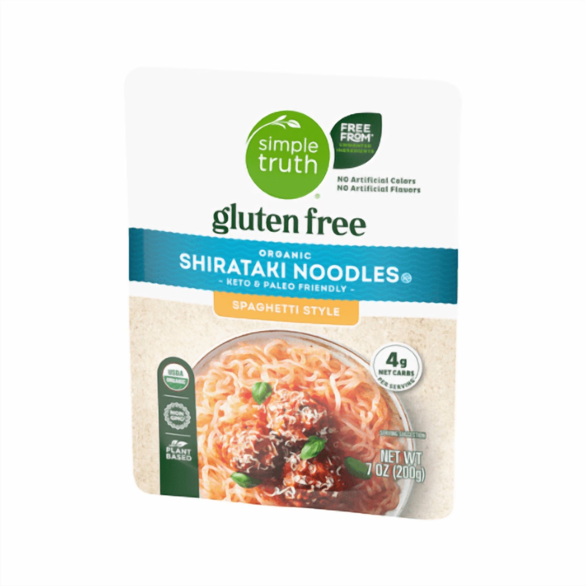 Simple Truth Organic Shirataki Noodles, Spaghetti Style, Gluten Free, 2-Pack, 7 oz