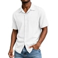 thumbnail image 3 of Guluxicc Men's Business Causal Shirts Button Down Classic Everyday Wear Short Sleeve Shirts for Summer Casual Outfits, 3 of 6