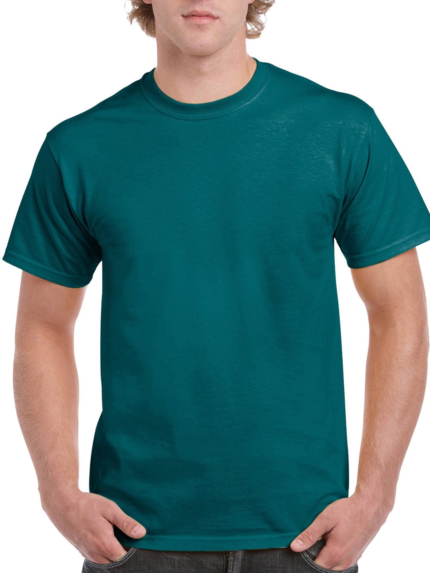 Mens Casual Loose-fit Classic Ultra Cotton Printing Short Sleeve Crewneck T-Shirt Tee