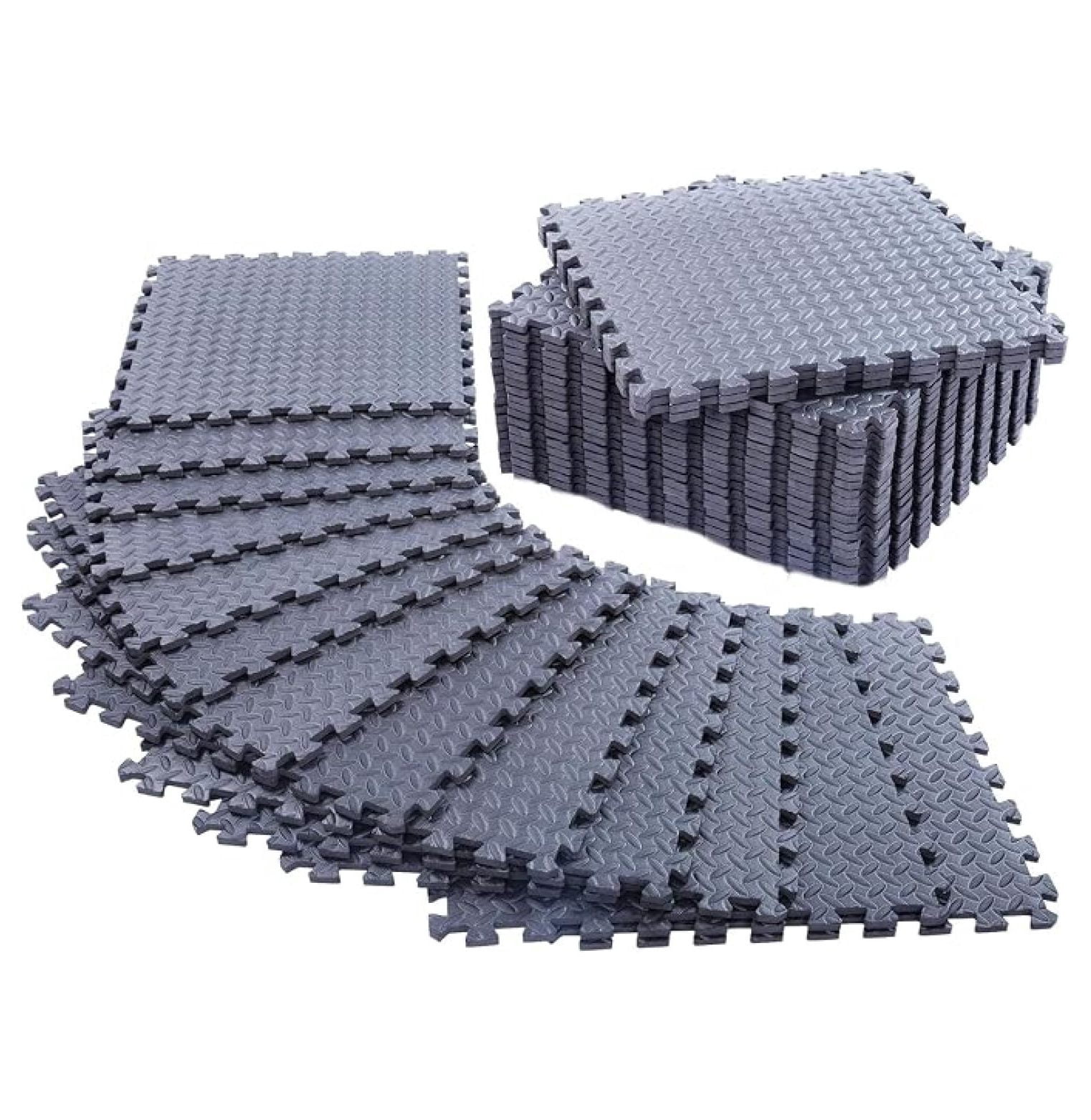G-Floor 32x72 Heavy Duty Vinyl Exercise Mat Clear Durable