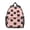 Black Cat and, variant on Black Cat and Dot Pink Pattern Backpack for School, Cute School Bag with Adjustable Shoulder Straps and Padded Back, 13.8"x11.4"x6"