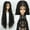 1B, variant on Full Lace Braided Wigs Synthetic Lace Wigs 34 Inches Handmade Braided Wigs Crochet Wigs Faus Locs Braided Wigs for Women (1B/30 color)
