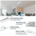 thumbnail image 4 of LUXRITE 6x6 FT LED Recessed Panel 40W/50W/60W 4CCT Up to 6600 Lumens Drop Ceiling Lights Dimmable UL Listed 8 Pack, 4 of 7
