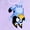 Purple, variant on Lilo and Stitch Girls Snug-Fit Short Sleeve Top and Pant Pajama, Sizes 4-10
