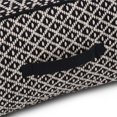 thumbnail image 3 of Simpli Home Pouf Carré à Motifs Olsen en Noir et Ivoire, 3 of 6