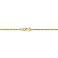 thumbnail image 4 of Solid 10k Yellow Gold 1.5 mm Loose Rope Chain Necklace 20" - with Secure Lobster Lock Clasp, 4 of 5