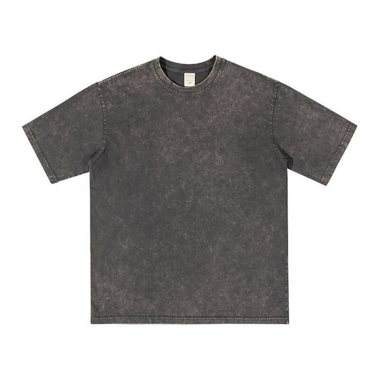 ★Cost per Kilo★WASHED PRIEST T-SHIRT★ Vintage Washed Heavyweight Short Sleeve Oversize Cotton T