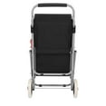 thumbnail image 3 of Creative Mark The ArtComber Foldable Chair Cart, Black - Artist Trolley With Adult-Sized Seat, Portable Plein Air Rolling Chairs, Multi Use - Personal Shopping, Groceries, Painting, Travel, Beach, 3 of 6