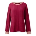 thumbnail image 5 of EDFBUYKRS Mesh Tops for Women Sheer Lace Long Sleeve Shirts See Through Party Club Blouse Xxl, 5 of 6