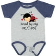 thumbnail image 3 of Inktastic Loved by My Great Aunt Boys or Girls Baby Bodysuit, 3 of 5