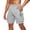 633#Light Gray, variant on Men's Hiking Cargo Shorts 10" with Zipper Pockets Quick Dry Casual Stretch Golf Work Short Outdoor Summer Brown 2XL
