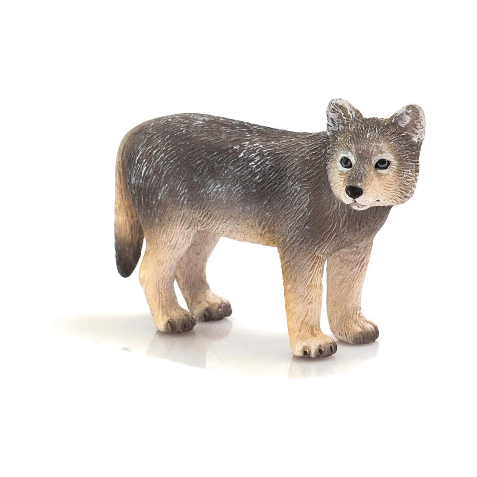 PAPO Wild Animal Kingdom Polar Wolf Toy Figure 