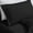 Black, variant on Superior Cotton Blend 600 Thread Count Embroidered Pillowcases , Set of 2, Standard Size, White