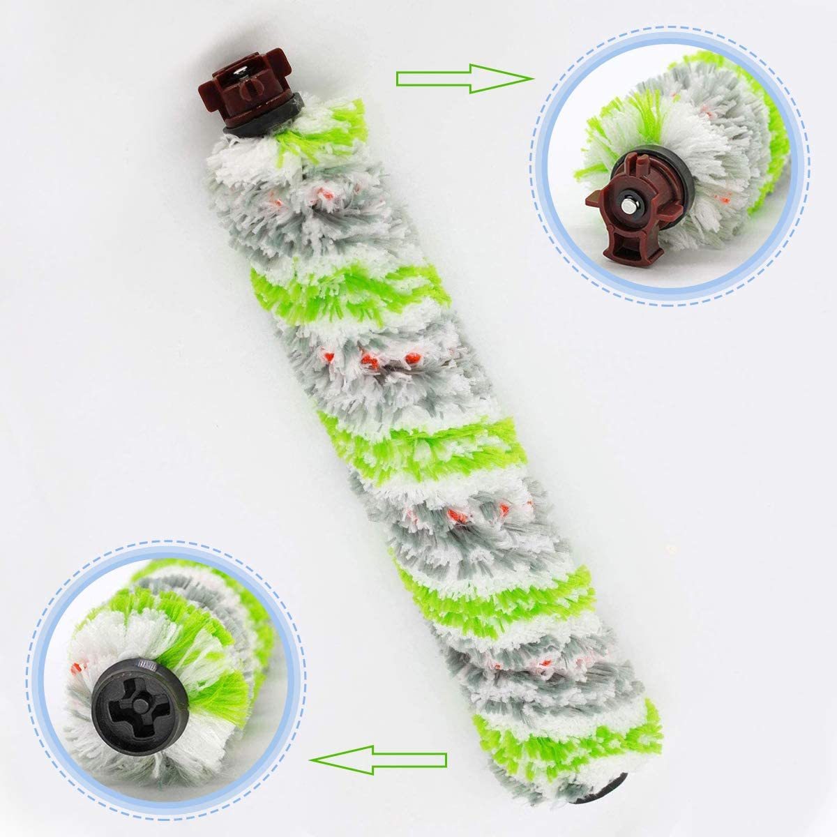 Replacements Multi Surface Pet Brush Roll Compatible with Bissell CrossWave 1785 2306 Wet Dry