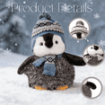 thumbnail image 2 of Chubby Penguin Stuffed Animal-Soft Huggable Soothing Toy Ocean Theme Companion Christmas Birthday Valentine's Day Gift, 2 of 4