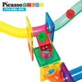 thumbnail image 4 of Juguete de construcción de pistas de carreras Marble Run PicassoTiles, 8 unidades, 4 of 7