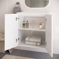 thumbnail image 3 of Modway Vitality 23" Plastic and Wood Wall-Mount Bathroom Vanity in White, 3 of 8