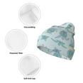 thumbnail image 3 of Lsque Sea Turtle Pattern Knitted Beanie, Unisex Winter Hat, Knit Hat Winter Beanies Thick Fisherman Beanies Cuffed Plain Skull Caps, 3 of 6