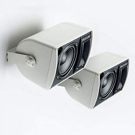 Klipsch - Synergy Series 2-Way Indoor/Outdoor Speakers (Pair) - White