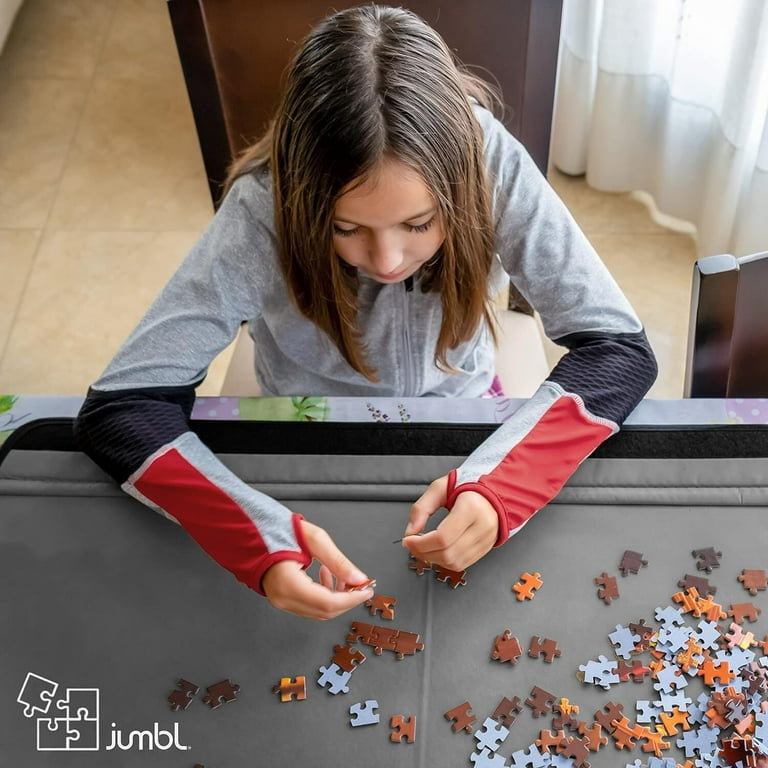 Jumbl 2000-Piece Puzzle Caddy, Portable Puzzle Board & Puzzle