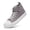 Gray, variant on Toddler Shoes for Girls Boys High Top Kids Canvas Sneakers Adjustable Strap Casual Shoes Comfy Fashion Running Walking Classic Sneaker Indoor Outdoor