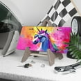 thumbnail image 3 of License Plate, Cool Unicorn Portrait Decorative Front,Personalized Stainless Steel License Plate Cover For Men Women,12.2" X 6.2", 3 of 6