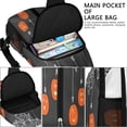 thumbnail image 4 of Sling Backpack,Halloween Spider Web Pumpkin Pattern Crossbody Bag with Water Bottle Holder,Waterproof Sling Bag for Men/Women with Chest Phone Holder for Hiking,Travel, 4 of 6