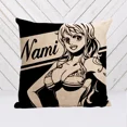 thumbnail image 5 of Venta caliente popular Anime ONE PIECE Luffy Ace Zoro estilo lindo tiro cuadrado funda de almohada creativa personalizada única funda de almohada, 5 of 5
