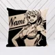 thumbnail image 5 of Venta caliente popular Anime ONE PIECE Luffy Ace Zoro estilo lindo tiro cuadrado funda de almohada creativa personalizada única funda de almohada, 5 of 5