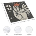 thumbnail image 3 of WYYP Chicken Cross Tattoo Dinner Napkin for Dining Table Kitchen Daily Party Housewarming Farmhouse Decor Cloth Napkin Reusable 2 PCS, 3 of 7