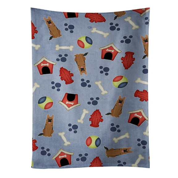 Carolines Treasures BB2680KTWL Dog House Collection German Shepherd Kitchen Towel 15 X 28" multicolor