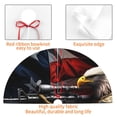 thumbnail image 4 of Picia American Bald Eagle Warrior Print Christmas Tree Skirt , Christmas Tree Skirt Ornaments for Merry Christmas Holiday Party Decorations Indoor Outdoor-30", 4 of 7