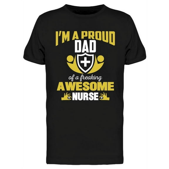 I'm A Proud Dad Design T-Shirt Men -Image by Shutterstock, Male x-Large