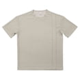 thumbnail image 4 of mihongmao Summer Mens Sets Plus Size Men Solid-Color Casual Loose Sports Loose Pocket Drawstring Shorts Round-Neck Top Two-piece Set Khaki XL, 4 of 9