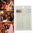 thumbnail image 5 of Unique Bargains 1 Pc Irregular Face Rhinestone Stickers for Concert White, 5 of 5