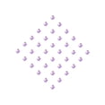 thumbnail image 2 of CHUANK 36-Pieces (6mm) Violet AB | Preciosa Crystal Glass Rondell Beads, 2 of 3