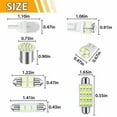 thumbnail image 3 of 42PCS Car Interior Combo LED Map Dome Door Trunk License Plate Light Bulbs White, 3 of 11