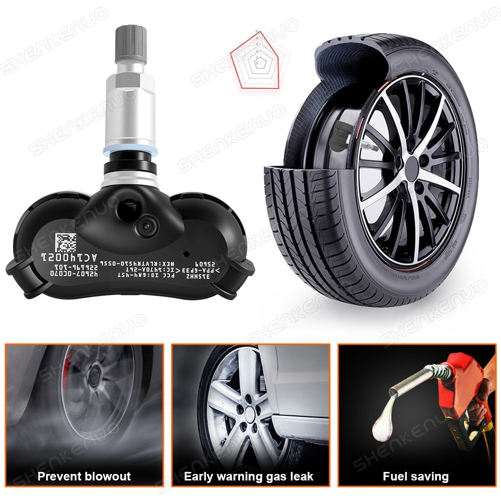 4PCS Pre-Programmed TPMS Sensor Tire Pressure Monitoring Sensor Toyota Sequoia 08-17 Sienna 06-20 Tundra 06-17 315Mhz