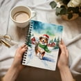 thumbnail image 3 of Hello Winter Australian Shepherd Frosty Morning Walk Welcome Snowy Christmas Spiral Bound Journal Aussie Dog Lover Gifts 5x7in Spiral Notebook - 02018, 3 of 5