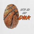 thumbnail image 3 of Wild Bobby, Basketball Fingerprint It's In My DNA, Sports, Women Racerback Tank Top, White, Large, 3 of 5