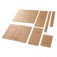 thumbnail image 5 of Plantilla de acrílico para bolso de hombro, 7 piezas, plantilla de acrílico para bolso de hombro, plantillas de cuero para bolsos, construcción resistente, 5 of 12