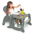 thumbnail image 5 of Badger Basket Envee II Baby High Chair with Playtable Conversion - Gray/Chevron, 5 of 10