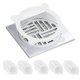 thumbnail image 2 of 60 Piezas Desagüe de Ducha Desechable para Colector de Pelo para Duchas Y BañEras Pegatinas de Filtro de Pegatina para Colador de, 2 of 5