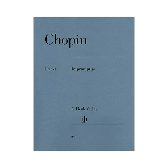 G. Henle Verlag Impromptus By Chopin / Zimmermann