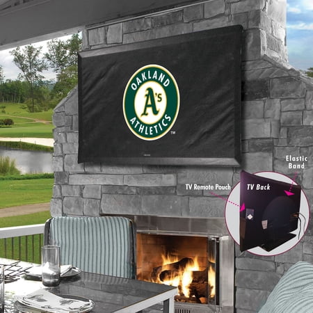Black Oakland Athletics 35 x 25 TV Cover