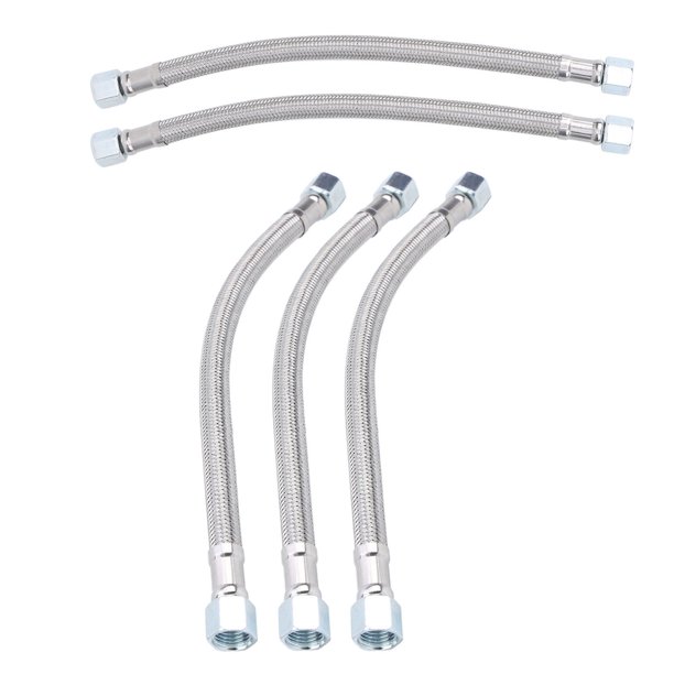Manguera de Freno ANGGREK Práctica Acero fundido Tubería compresor Aire 14 x 1.5 rosca Hembra 5